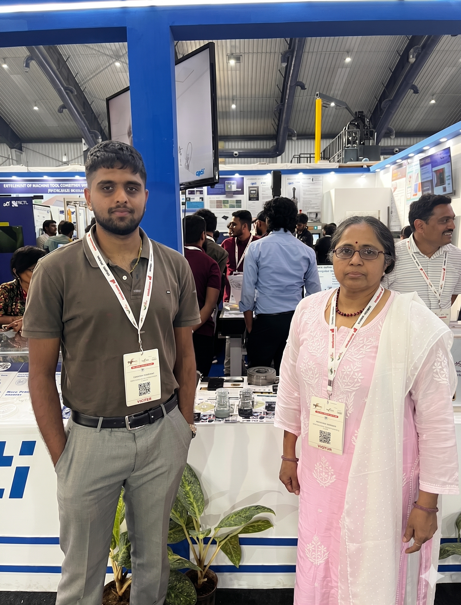 Team at IMTEX Exhibition